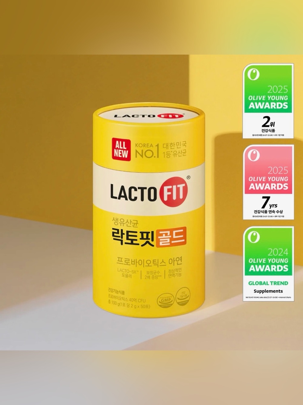 LACTO-FIT Probiotics Gold 90 Sticks